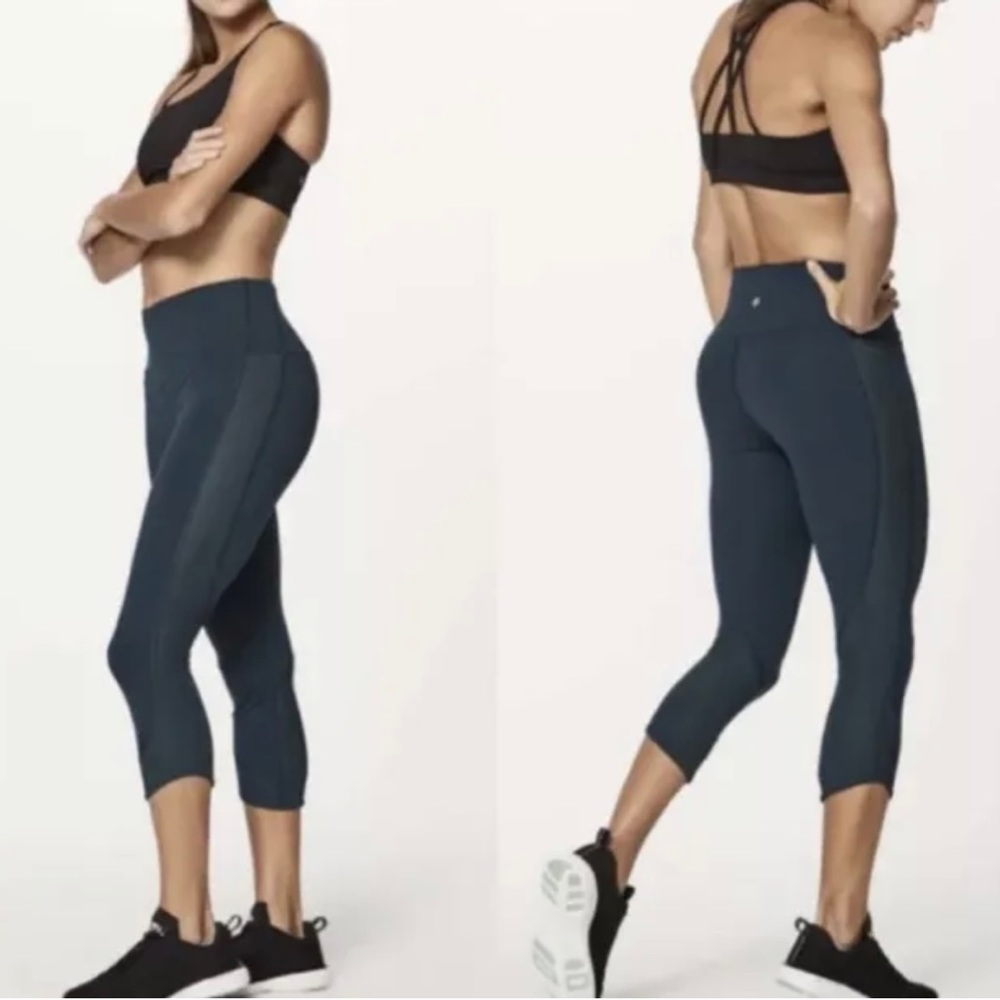 Lululemon Women's Ready Set Go Crop 21” Submarine Size 6